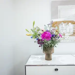 Ein Blumenstrauß in der Zahnarztpraxis in Düsseldorf