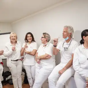 Dr. Tom Froböse mit seinem Team
